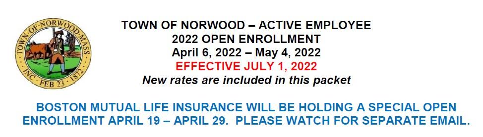 Town of Norwood - Active Employee Benefits Enrollment