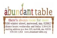 abundant table logo