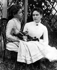 Helen Keller and Annie Sulliva